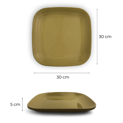 Plastic Plate- Army Green